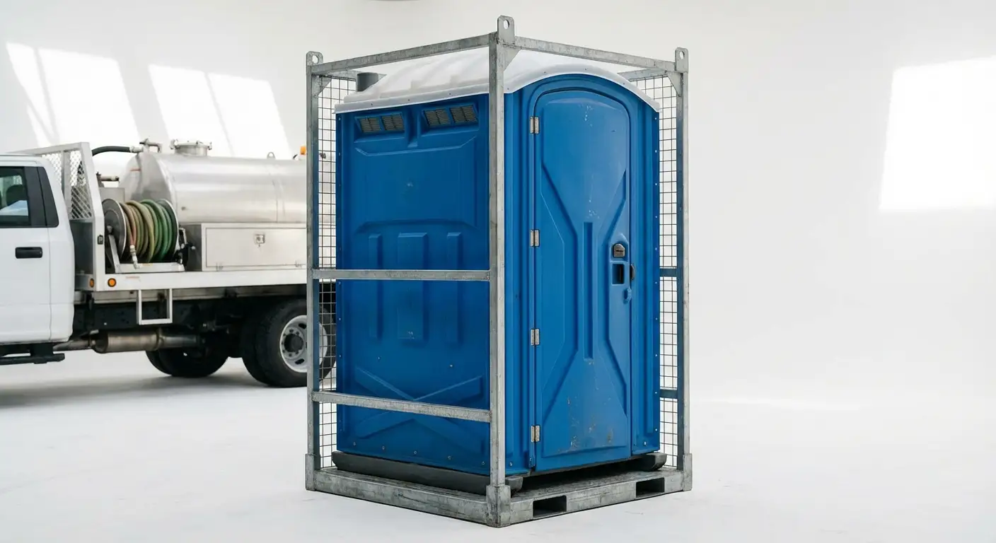Crane-Liftable Portable Toilet Technical Specifications in Arlington, TX