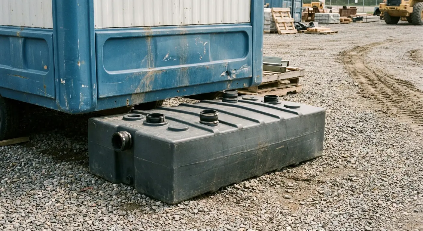 Waste holding tank rental process in Arlington, TX