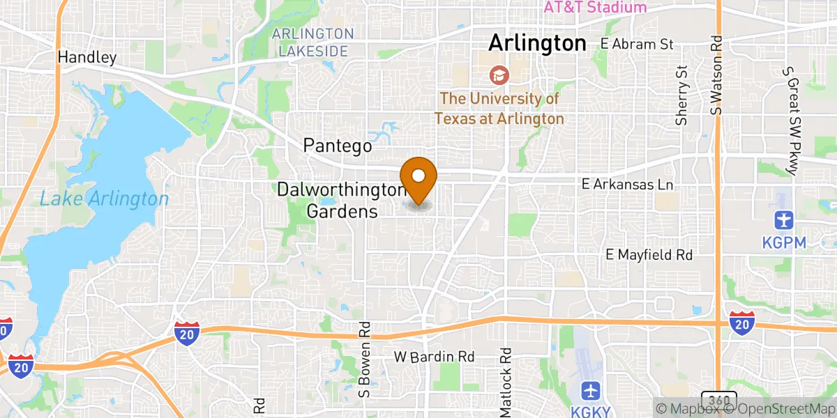Arlington neighborhood map in Arlington, TX